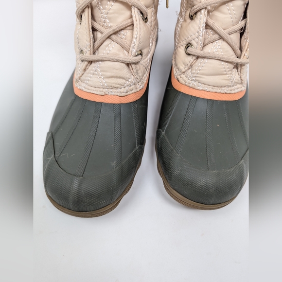 Women's Sperry Syren Gulf Duck Boot- Taupe/ Beige Angora Size 7.5 STS86880 - Picture 2 of 8